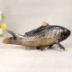 Handcrafted Finest Brass Fish Statue in English Art for Decor