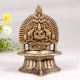 Premium Brass Gajalakshmi Oil Lamp for Prayer Room