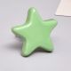 Green Ceramic Star Cabinet Knobs for Nursery