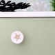 Golden Flower Ceramic Kitchen Cabinet Knob