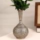 Handmade Nickel Plated Brass Flower Pot for Decoration