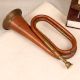 Handmade Bugle Musical Instrument Made of Brass and Copper
