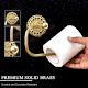 Premium Toilet Paper Holder Made of Brass in Golden Finish
