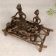 Brown Finish Brass Tribal Art Figure for Home Decoration