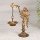 Handmade Premium Brass Peacock Oil Lamp for Decoration