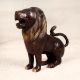 Dark Finish Handmade Lion Statue Made of Finest Brass