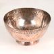 Vintage Islamic Art Copper Bowl in Antique Brown Finish
