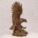 Handcrafted Finest Brass Statue of Eagle in Attacking Position