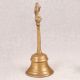 Vintage Brass Garuda Brass Bell in Brown Finish for Prayer