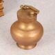 Elegant Brown Handmade Gangajali Pot Made of Finest Brass