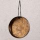 Elegant Brown Bell Metal Gong in Tibetan Art for Decor