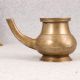 Indian Vintage Brass Water Pot with Spout for Temple