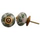 Pea Green Tiny Dresser Knob