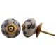 Purple Tiny Floral Dresser Knob