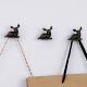 Handmade Antique Fawn Wall Hooks Pack of 3