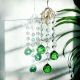 Suncatchers Crystals Ball Green Prism Window Hanging