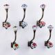 Decorative Ceramic Iron Heavy Duty Wall Hooks Pack of 6