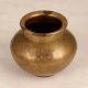 Handmade Vintage Brass Lota Water Pot for Prayer Room
