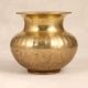 Brown Finest Brass Holy Water Pot Lota for Decoration