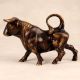 English Art Handmade Brass Statue of Fighting Bull for Decor