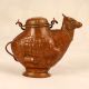 Handcrafted Copper Holy Water Pot in Cow Shape for Decor