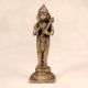 Silver Finish Brass Lord Hanuman Statue for Prayer Room