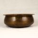 Handcrafted Vintage Finest Brass Pot from Himachal for Decor