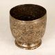 Engraved Premium Brass Pot for Indoor Flower Decoration