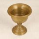 Vintage Handmade Brass Kumkum Tilak Cup for Decor