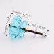 Turquoise Melon Glass Drawer Knob