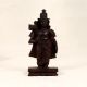 Dark Brown Wooden Lord Vishnu Dashavatara Statue in Set of 10