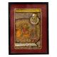 Vintage Cloth Painting of Rajasthan Bapu Phad in Wooden Frame