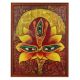 Modern Art Lord Shiva Cloth Painting for Home Decoration