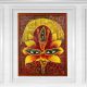Modern Art Lord Shiva Cloth Painting for Home Decoration