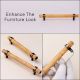 Adjustable Natural Round Rattan Drawer Handles (7 Inch)