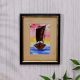 English Art Sailing Boat in Sea Cloth Painting for Hanging