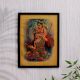 Vintage Paper Painting of Lord Ram and Goddess Seeta