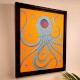 Adorable Octopus Acrylic Archival Canvas Painting for Hanging