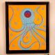 Adorable Octopus Acrylic Archival Canvas Painting for Hanging