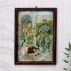 Vintage Paper Print from Ravi Verma in Wooden Frame