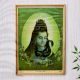 Vintage Original Paper Print of Lord Shiva for Prayer Room