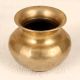 Handmade South Indian Water Pot Lota Made of Finest Brass