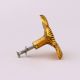 Decorative Golden Flower Aluminium Drawer Knob