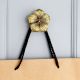 Modern Flower Aluminum Wall Hooks In Golden Finish (Pack of 3)