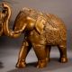 Indian Handcrafted Brass Elephant Statue in Pair for Decoration