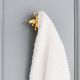 Modern Bee Aluminum Wall Hooks In Golden Finish