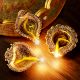 Handmade Golden Aluminium Diwali Diya For Mandir Decoration Pack of 3
