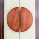 Modern Handmade Natural Wooden Door Large Handles 1 Pair