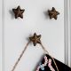 Modern Antique Starfish Iron Wall Hooks-3 Pieces