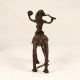 Vintage Tribal Art Brass Horse with Rider for Home Decoration